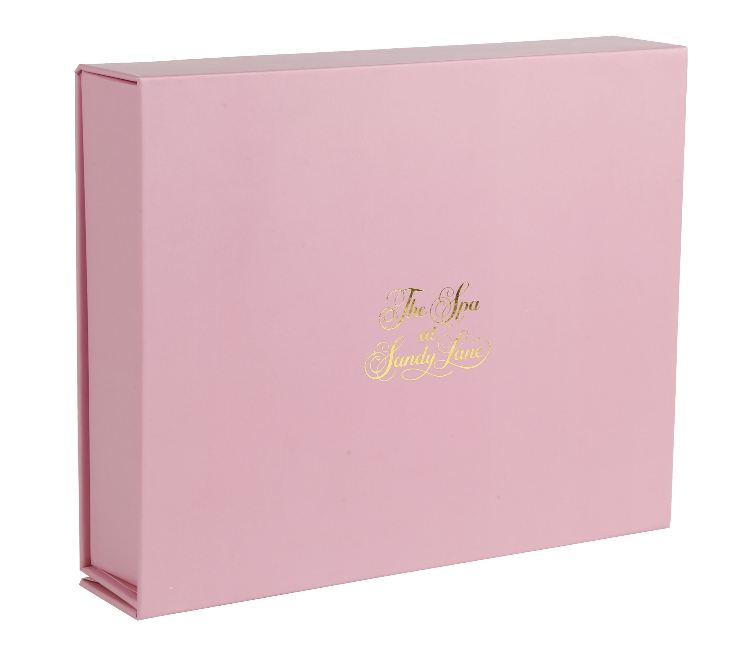 Custom Gold Foil Logo Pink Paper Cosmetic Packaging Boxes 01 scaled