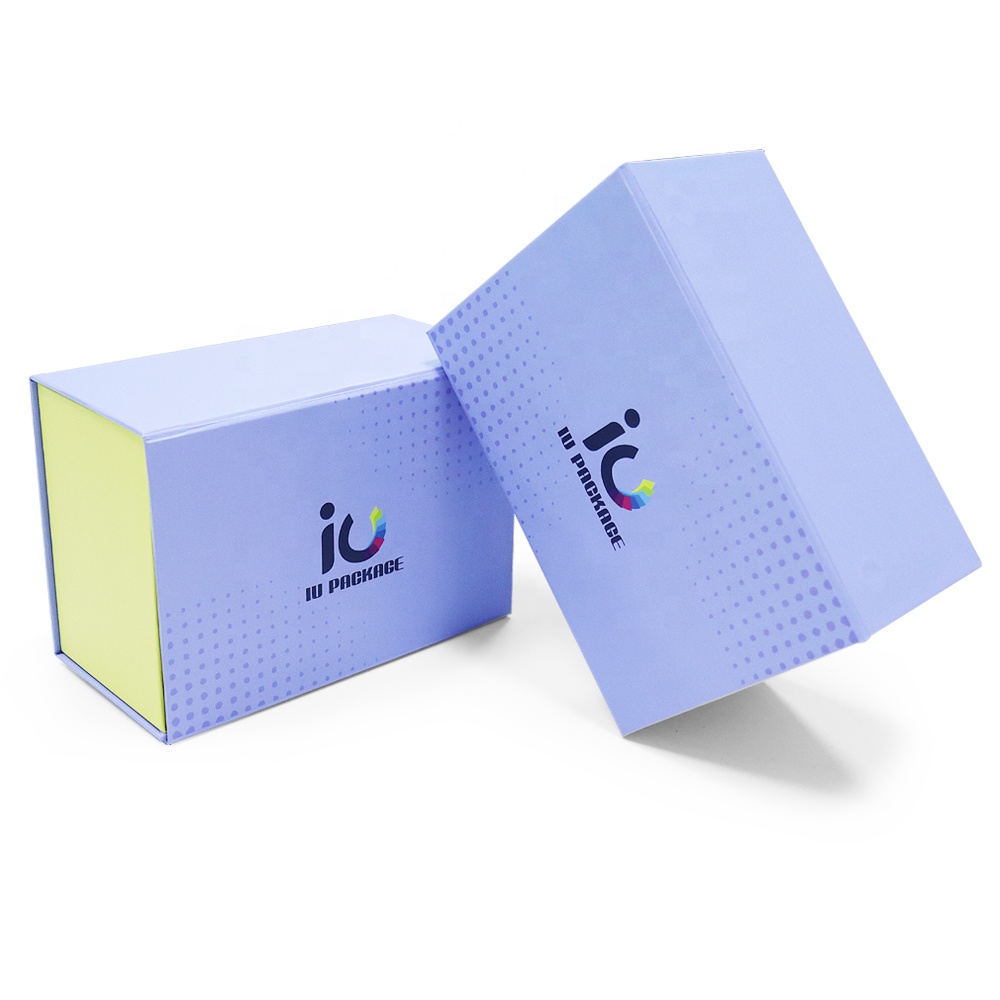 Luxury Pajamas Magnetic Purple Folding Gift Boxes 01